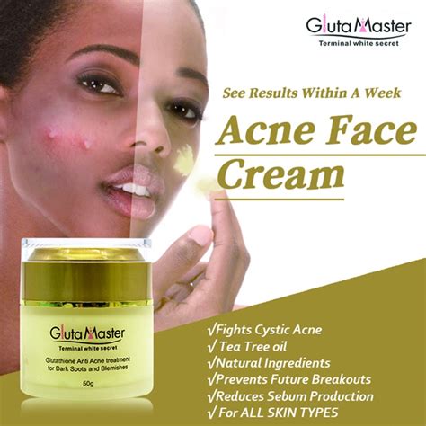 Gluta Master Whitening Anti Acne Treatment Face Cream With Glutathione