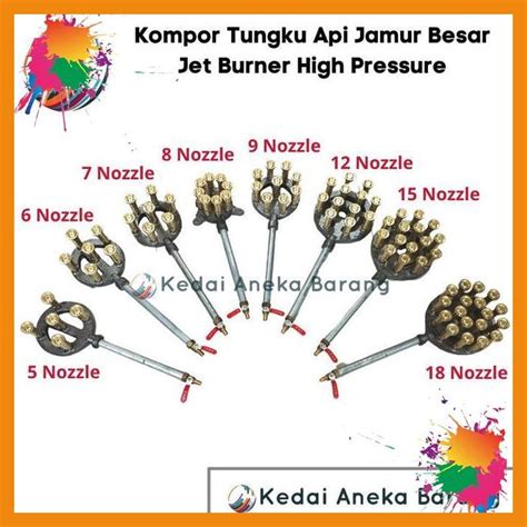 Jual Kompor Jamur Super Burner Api High Pressure Tekanan Tinggi Gas