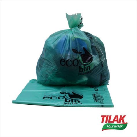 Green Compostable Garbage Bags At Best Price In Halol Tilak Poly Impex