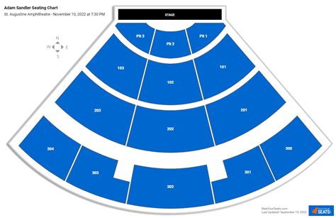 St. Augustine Amphitheatre Seating Chart - RateYourSeats.com