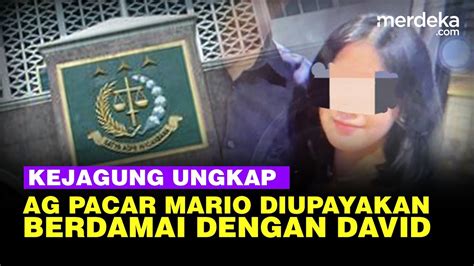 Ag Pacar Mario Dandy Diupayakan Damai Dengan David Lewat Diversi