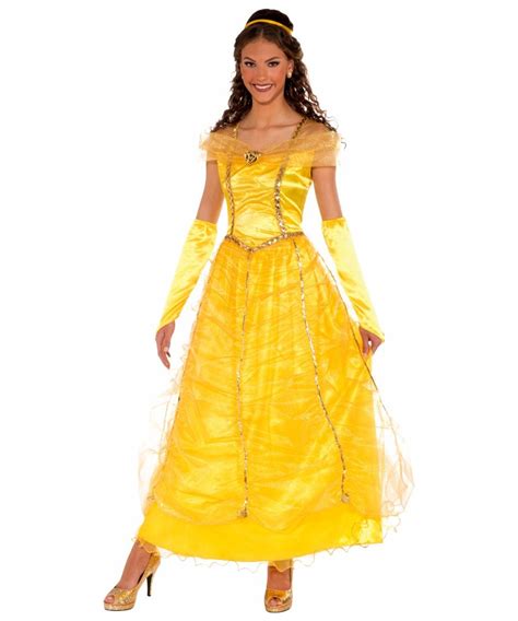 Adult Gold Princess Disney Costume Women Costumes