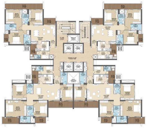 Puri The Aravallis Bhk And Bhk Floor Plan Layout Design