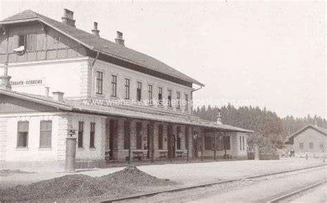 Fotokarte P Rbach Schrems Bahnhof Um Wiener Werkst Tte Postkarten