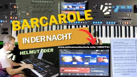 145 BARCAROLE IN DER NACHT Cover Von Helmut Eder Live Am Yamaha