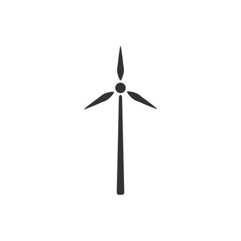 Windmill Icon Wind Power Symbol Sign Power Turbine Vector 34998653 Vector Art At Vecteezy