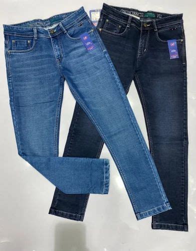 Regular Fit Faded Men Denim Jeans Navy Blue At Rs 600 Piece In Delhi