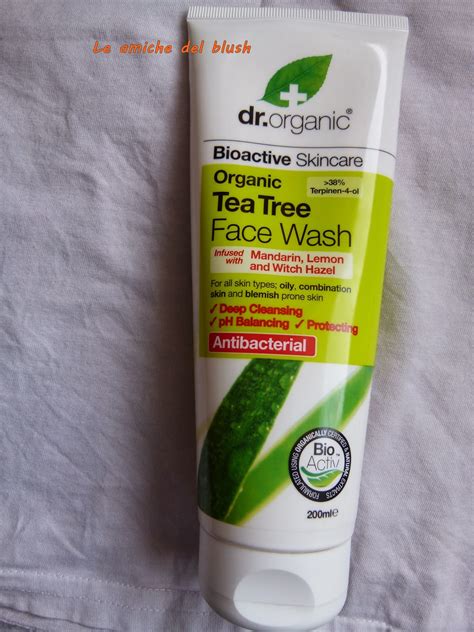 Dr Organic Detergente Viso Tea Tree Oil Le Amiche Del Blush