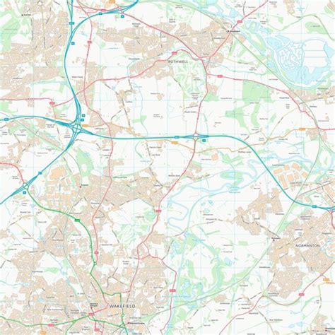 Wakefield District B Se32 Map By Uk Topographic Maps Avenza Maps