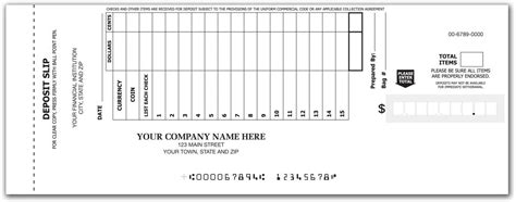 Checksimple 15 Line Booked Custom Deposit Slips No Duplicates 150 Slips