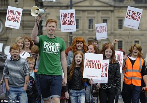 For The Love Of Ginger More Than 100 Redheads March Through Edinburgh