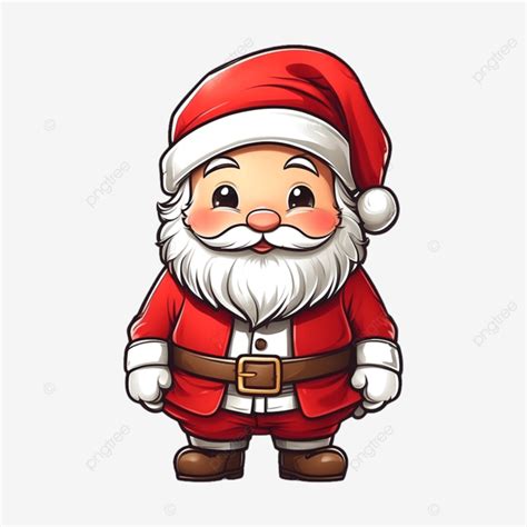 De Pie Un Navidad Santa Claus PNG Dibujos Dibujos Animados De Navidad