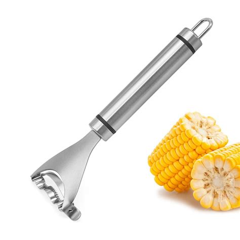 Stainless Steel Corn Cob Peeler Stripper Cutter Remover Kitchen Kernel