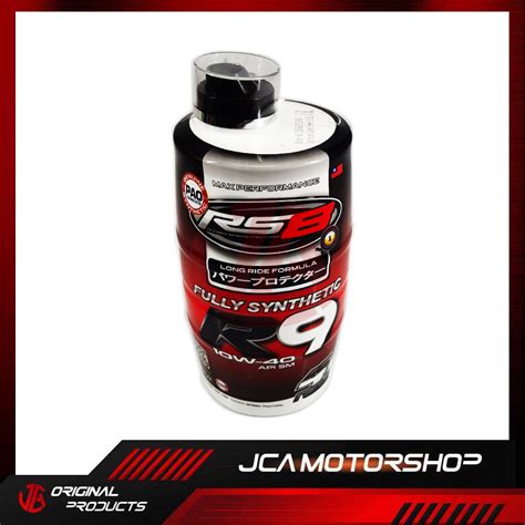 ORIGINAL RS8 R9 ENGINE OIL FULLY SYNTHETIC 10W 40 800ML Lazada PH