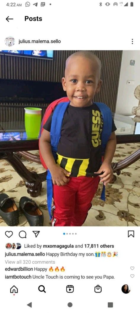 PHOTOS: Meet Julius malema last born that looks exactly like him - style you 7