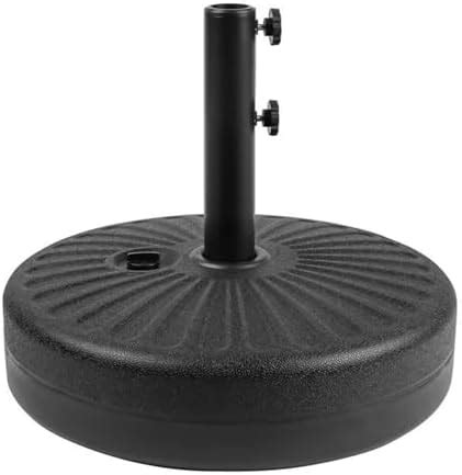 Amazon 50LBS Round Umbrella Base Water Filled With Steel Umbrella