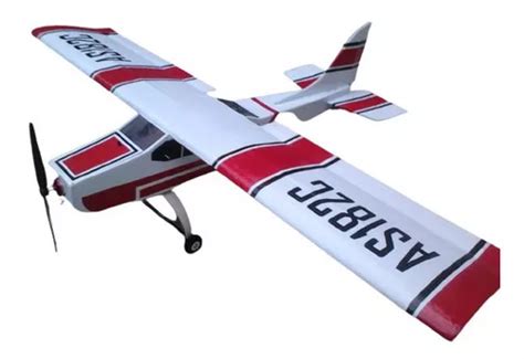 Aviao Cessna Depron Isopor Kit Para Montagem C Parede Fogo