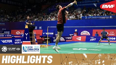 Former World Champions Viktor Axelsen And Loh Kean Yew Compete In The