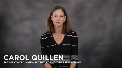 A Message From Carol Quillen President And CEO Of The National Trust