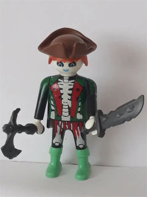 Playmobil Personnage Capitaine Pirate Fant Me Corsaire Bateau Voilier