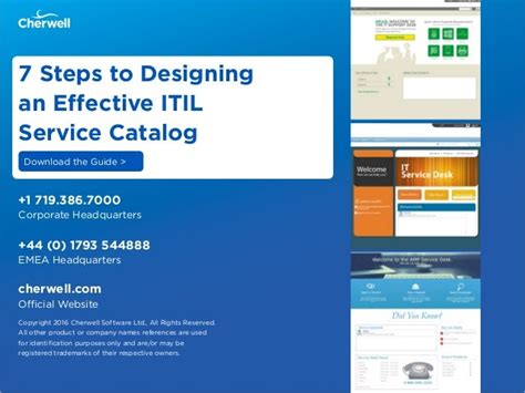 IT Service Catalog Examples