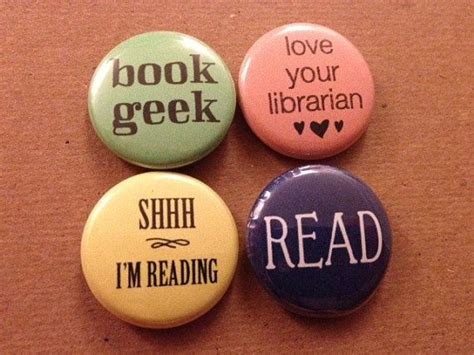 Book Geek Buttons 1 Choose 4 Par Readnowsleeplater Sur Etsy 200