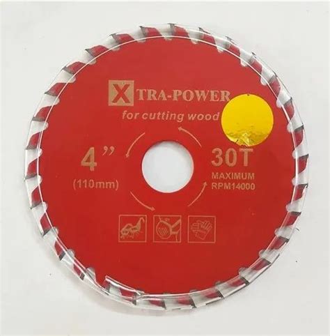 4 Inch Xtra Power TCT Circular Saw Blade For Wood Cutting At 88