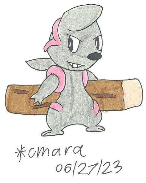 here's a Timburr by cmara on DeviantArt