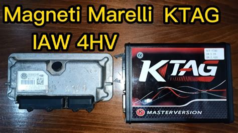 Magneti Marelli IAW 4HV KTAG Read Lecture Par KTAG YouTube