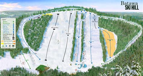 Ski Trail Map — Batawa ski hill