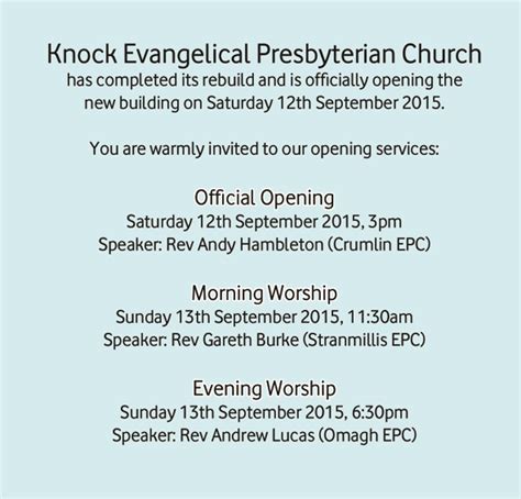 The Evangelical Presbyterian Church