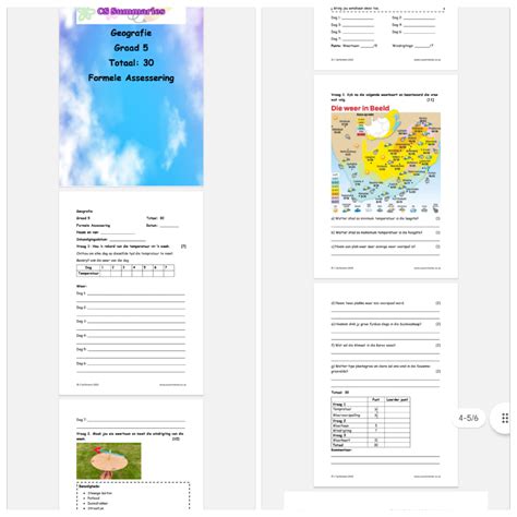 Graad Geografie Projek Kwartaal Teacha