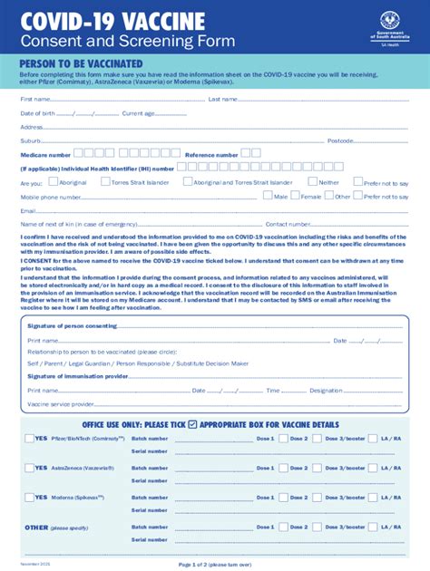 Fillable Online Walgreens Vaccination Consent Form Fill Out And Sign