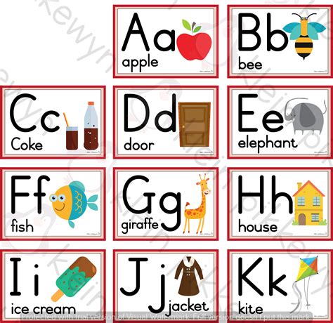 A4 Size Printable Alphabet Letters