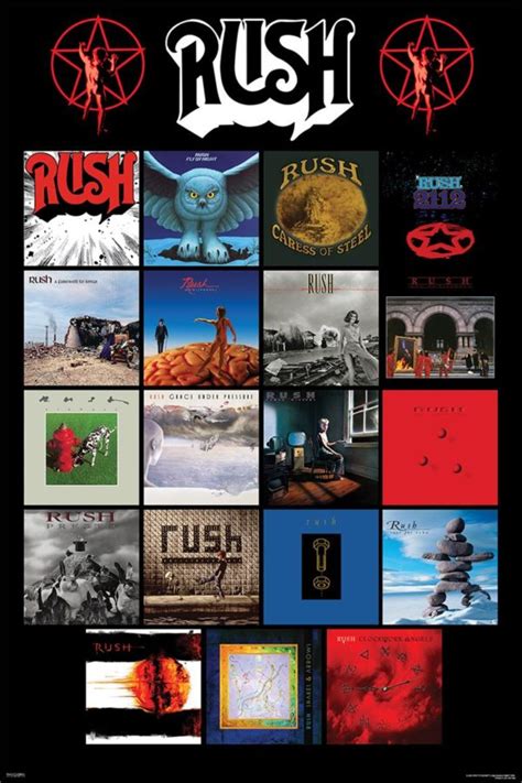 Rush- Albums - Athena Posters