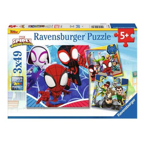 Ravensburger Kinderpuzzle Spideys Abenteuer X Teile