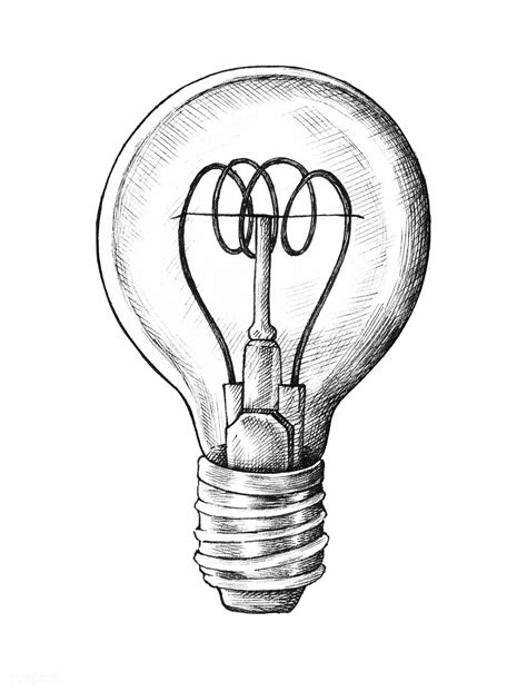 Light Bulb Art Drawing Light Bulb Sketch Light Art Art Sketches