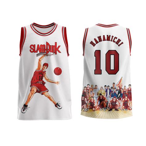 SD Shohoku Slam Dunk Jersey Sakuragi Hanamichi Akagi Haruko Kaede