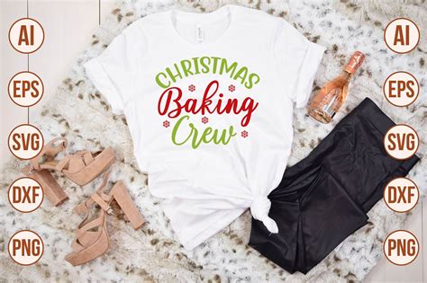 Christmas Baking Crew Svg Cut File By Craftstore TheHungryJPEG