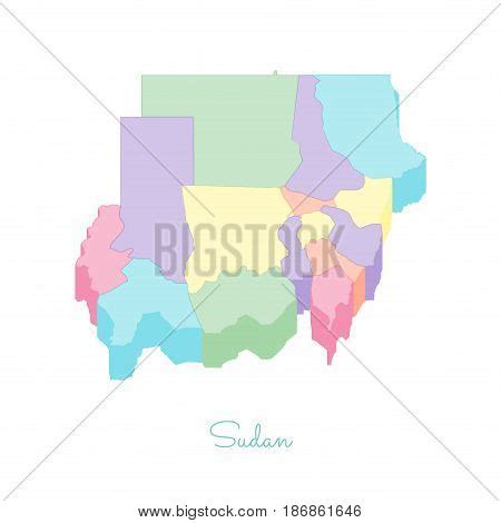 Sudan Region Map: Vector & Photo (Free Trial) | Bigstock