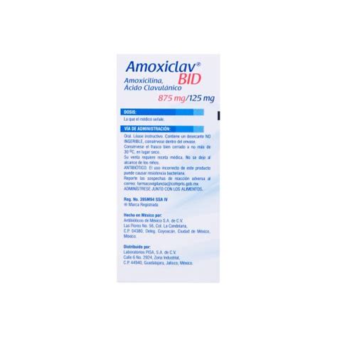 Farmacias Del Ahorro Amoxiclav 500 125 Mg Oral 15 Tabletas 41 OFF