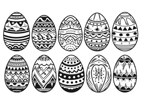 Traditional Pysanky Adult Coloring Coloring Page