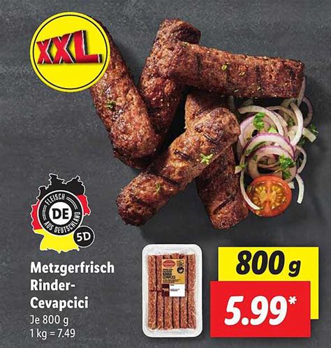 Metzgerfrisch Rinder Cevapcici Angebot Bei Lidl Prospekte De