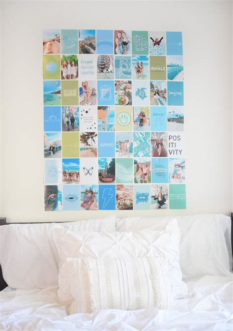 Personalized Wall Collage Kit Preset Cool Beach Aesthetic Etsy