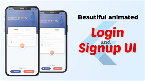 Flutter Tutorial Beautiful Login And Sign Up Page Ui