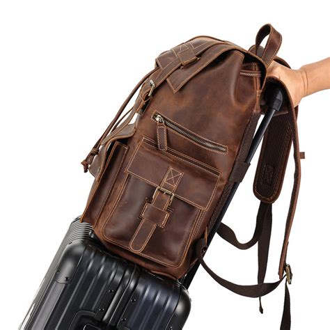 The Drawstring | Leather Backpack for Travel and Work – The Real ...