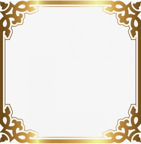 Luxury Gold Border Png Free Png Images Id Toppng