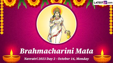 Brahmacharini Puja Images Navratri Wishes Whatsapp Messages Hd