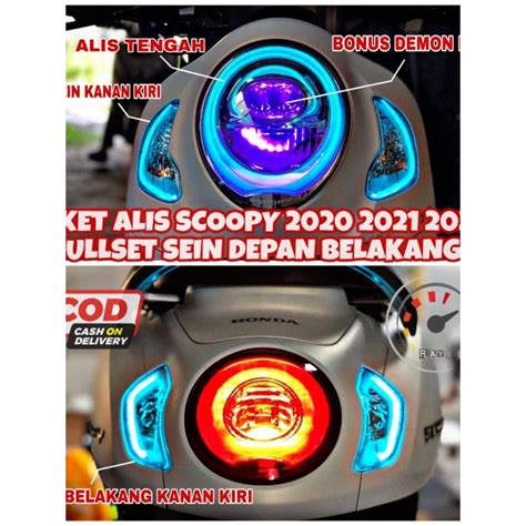 Jual Lampu Alis New Scoopy Paket Set Alis Dan Sein Gratis