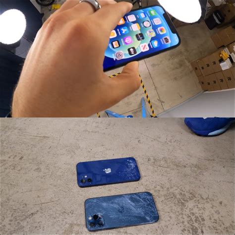 國外youtuber 進行 Iphone 12 和 Iphone 12 Pro 跌落測試，正面的超瓷晶盾面板確實耐摔，但還是好好保護它吧